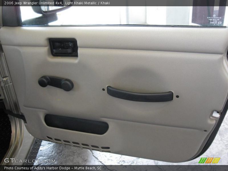 Light Khaki Metallic / Khaki 2006 Jeep Wrangler Unlimited 4x4