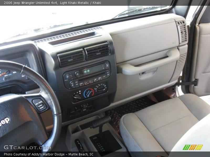 Light Khaki Metallic / Khaki 2006 Jeep Wrangler Unlimited 4x4