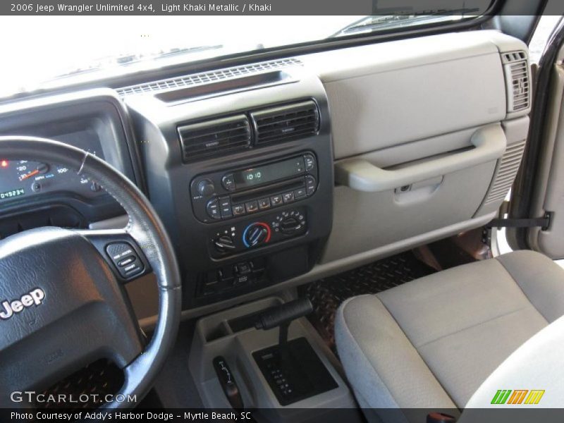 Light Khaki Metallic / Khaki 2006 Jeep Wrangler Unlimited 4x4