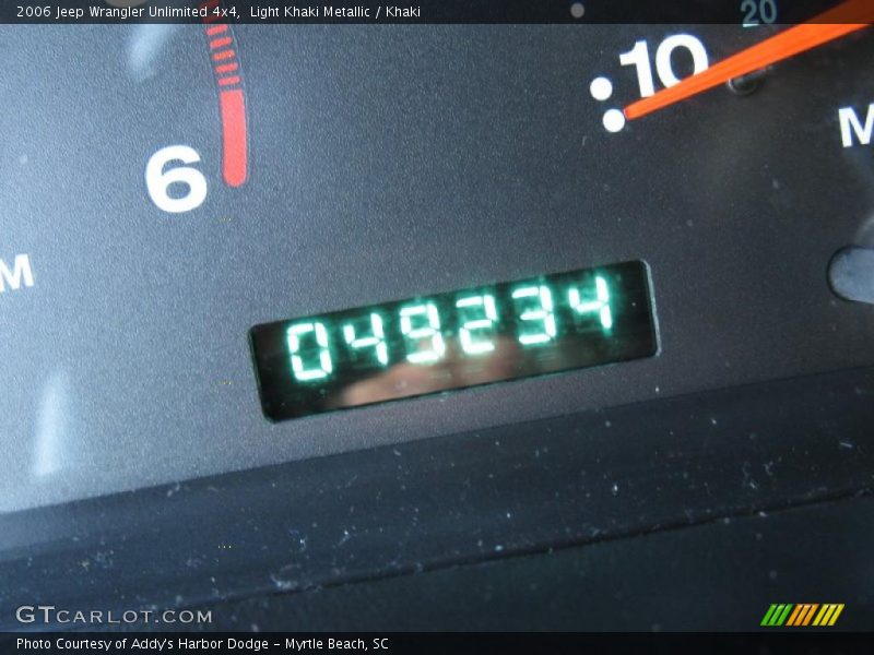 Light Khaki Metallic / Khaki 2006 Jeep Wrangler Unlimited 4x4