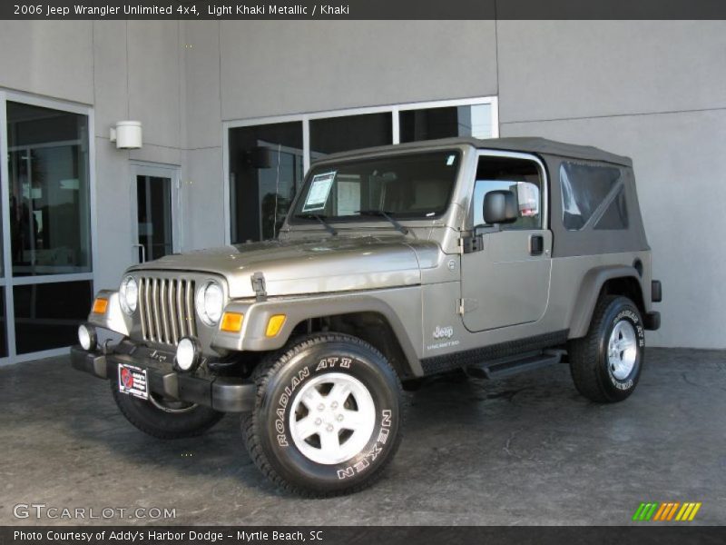 Light Khaki Metallic / Khaki 2006 Jeep Wrangler Unlimited 4x4