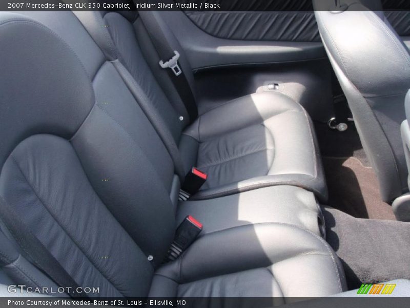 Iridium Silver Metallic / Black 2007 Mercedes-Benz CLK 350 Cabriolet