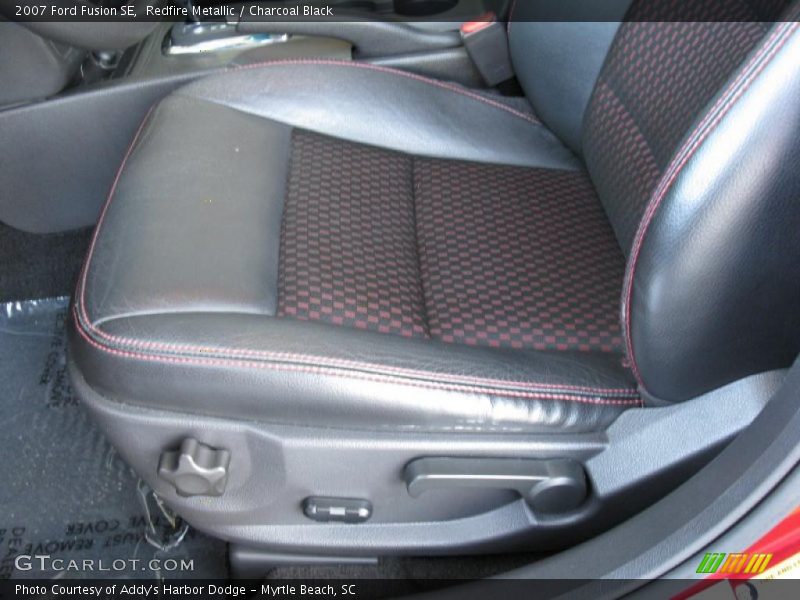 Redfire Metallic / Charcoal Black 2007 Ford Fusion SE