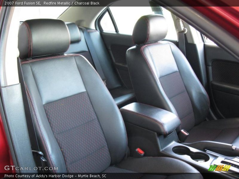 Redfire Metallic / Charcoal Black 2007 Ford Fusion SE