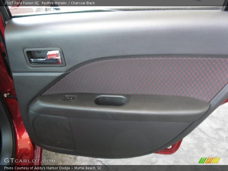 Redfire Metallic / Charcoal Black 2007 Ford Fusion SE
