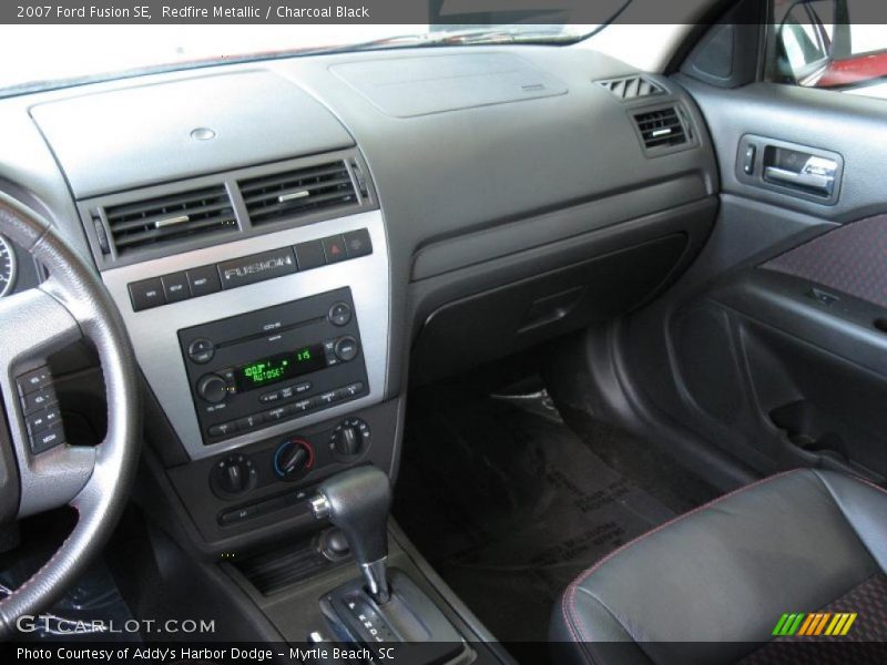 Redfire Metallic / Charcoal Black 2007 Ford Fusion SE