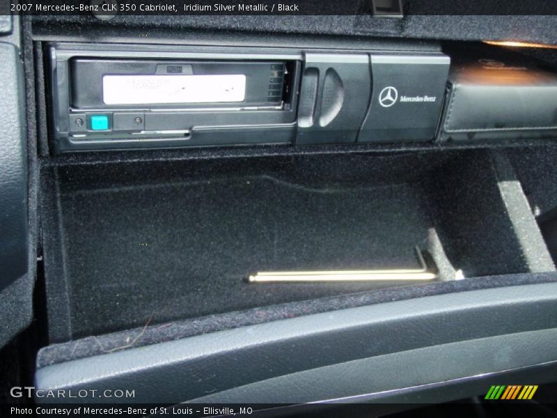 Iridium Silver Metallic / Black 2007 Mercedes-Benz CLK 350 Cabriolet