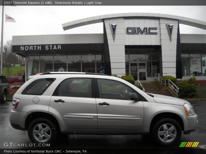 Silverstone Metallic / Light Gray 2007 Chevrolet Equinox LS AWD