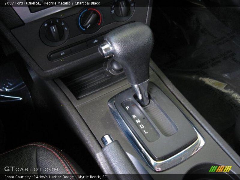 Redfire Metallic / Charcoal Black 2007 Ford Fusion SE