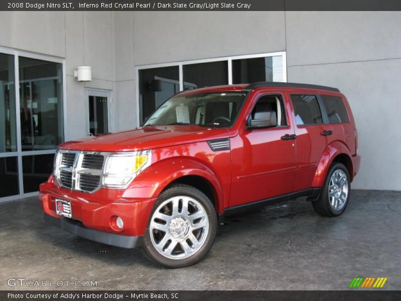 Inferno Red Crystal Pearl / Dark Slate Gray/Light Slate Gray 2008 Dodge Nitro SLT