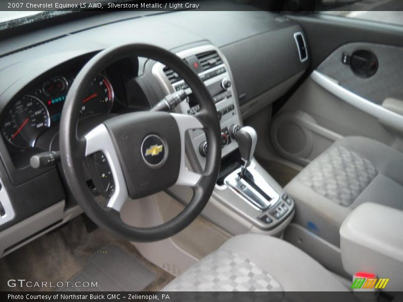 Silverstone Metallic / Light Gray 2007 Chevrolet Equinox LS AWD