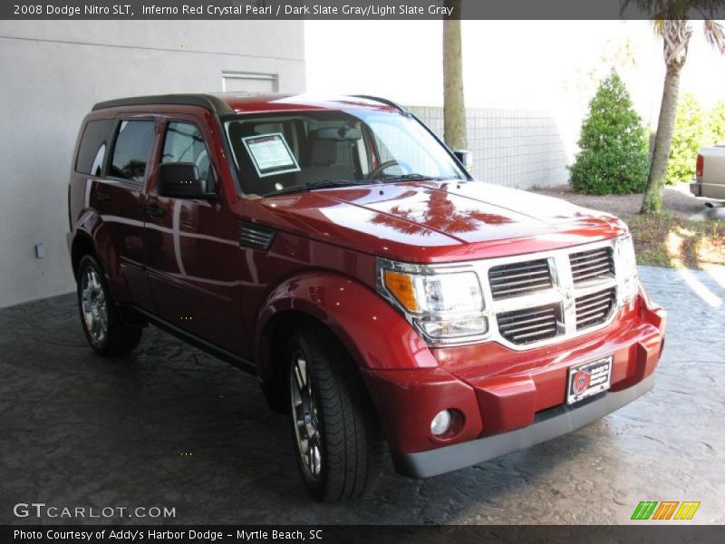 Inferno Red Crystal Pearl / Dark Slate Gray/Light Slate Gray 2008 Dodge Nitro SLT
