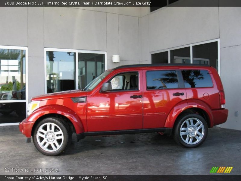Inferno Red Crystal Pearl / Dark Slate Gray/Light Slate Gray 2008 Dodge Nitro SLT