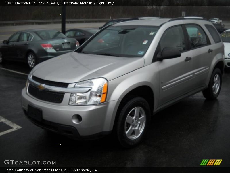 Silverstone Metallic / Light Gray 2007 Chevrolet Equinox LS AWD