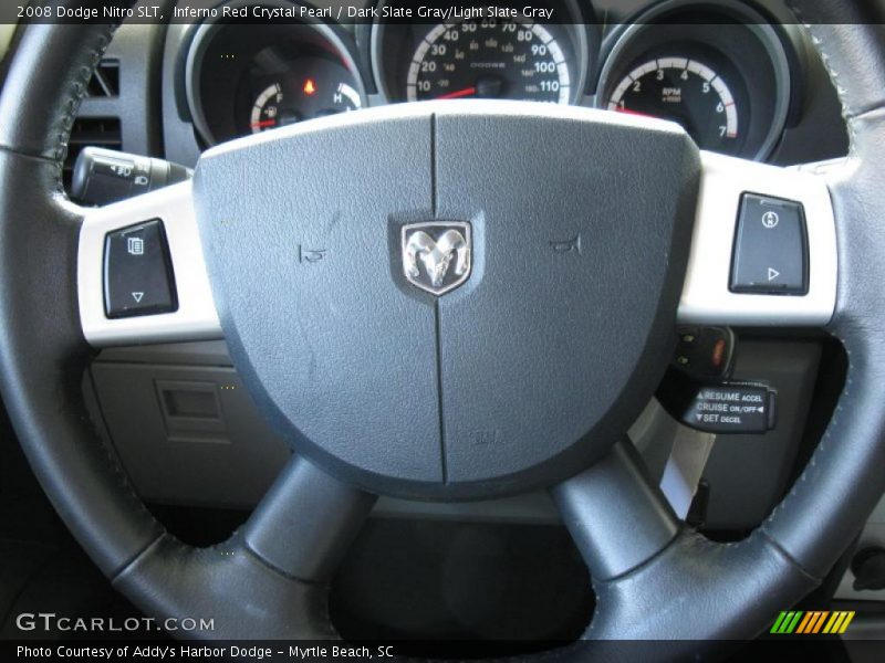 Inferno Red Crystal Pearl / Dark Slate Gray/Light Slate Gray 2008 Dodge Nitro SLT