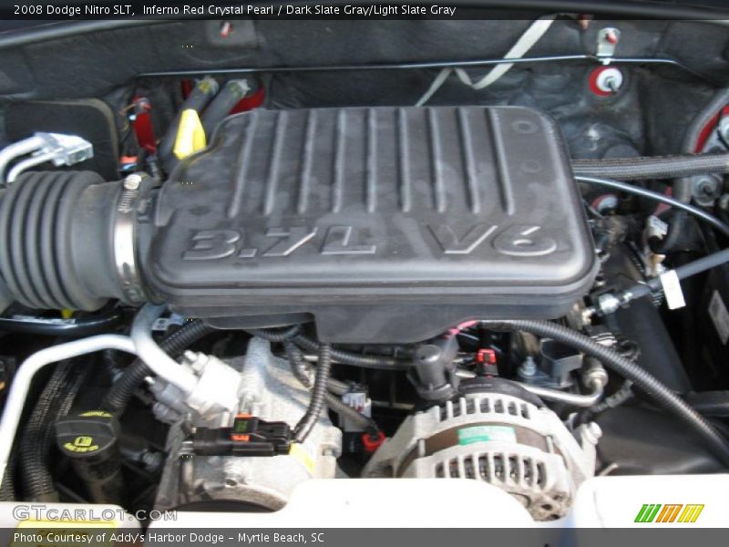 Inferno Red Crystal Pearl / Dark Slate Gray/Light Slate Gray 2008 Dodge Nitro SLT