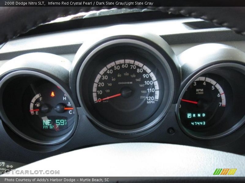 Inferno Red Crystal Pearl / Dark Slate Gray/Light Slate Gray 2008 Dodge Nitro SLT