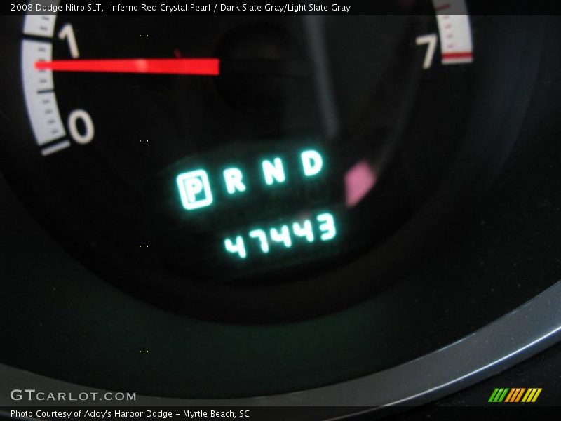 Inferno Red Crystal Pearl / Dark Slate Gray/Light Slate Gray 2008 Dodge Nitro SLT