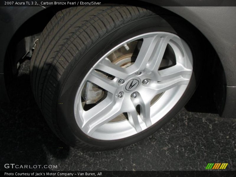 Carbon Bronze Pearl / Ebony/Silver 2007 Acura TL 3.2