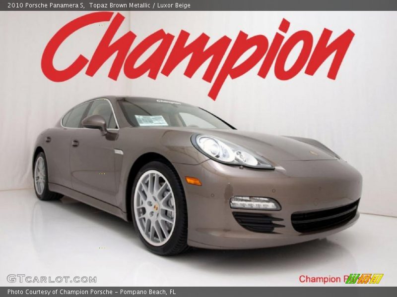 Topaz Brown Metallic / Luxor Beige 2010 Porsche Panamera S