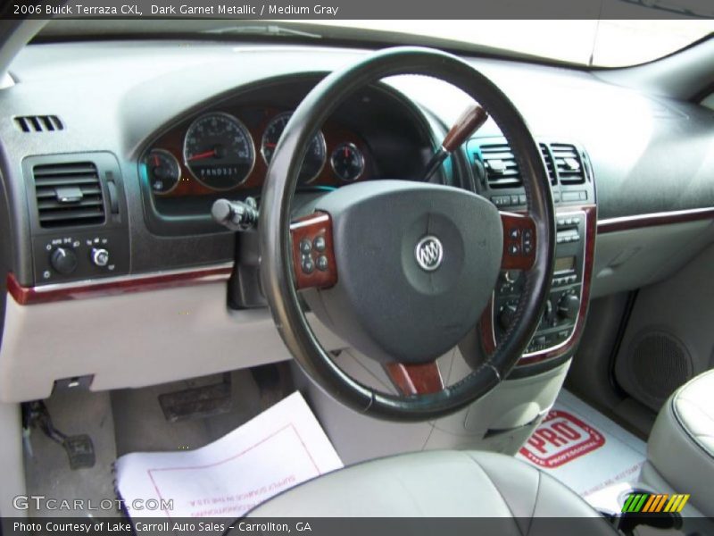 Dark Garnet Metallic / Medium Gray 2006 Buick Terraza CXL