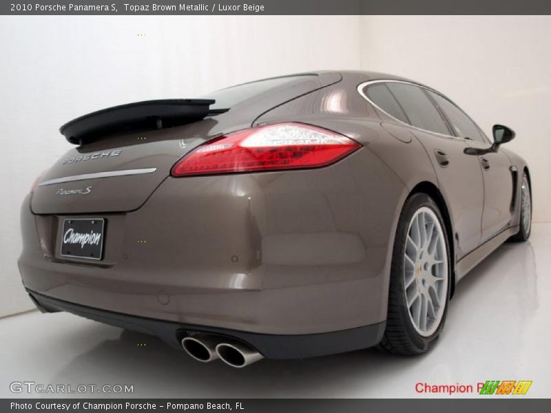 Topaz Brown Metallic / Luxor Beige 2010 Porsche Panamera S