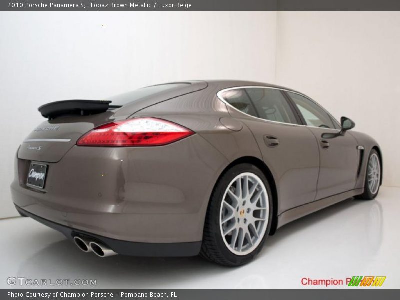 Topaz Brown Metallic / Luxor Beige 2010 Porsche Panamera S