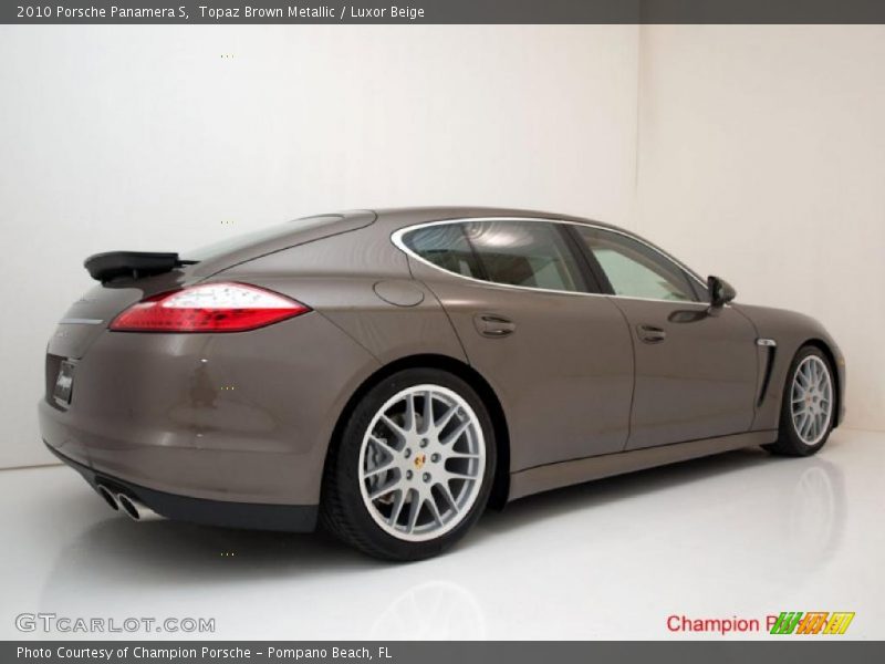 Topaz Brown Metallic / Luxor Beige 2010 Porsche Panamera S