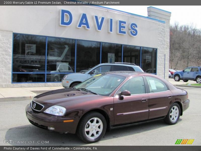 Chestnut Metallic / Medium Parchment 2000 Mercury Sable LS Premium Sedan