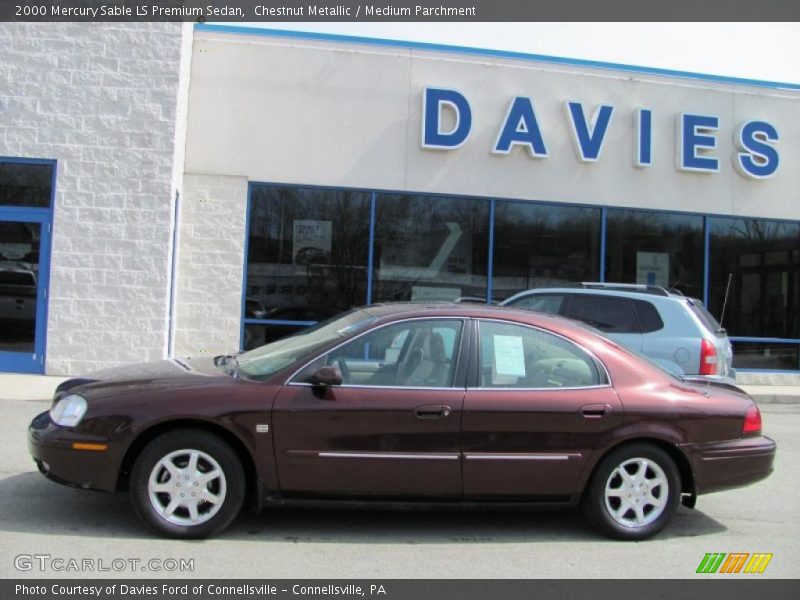 Chestnut Metallic / Medium Parchment 2000 Mercury Sable LS Premium Sedan