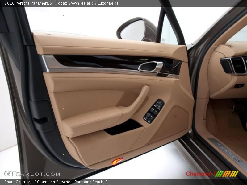 Topaz Brown Metallic / Luxor Beige 2010 Porsche Panamera S