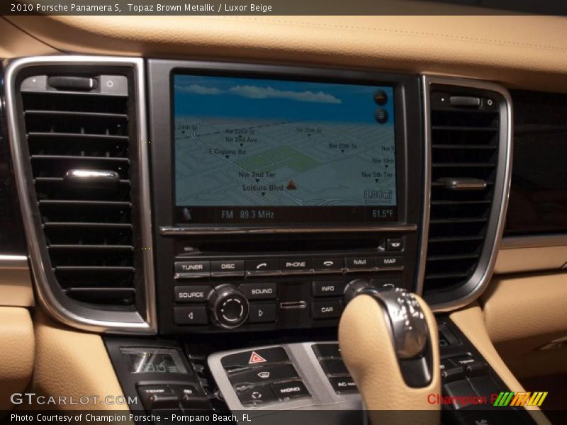Topaz Brown Metallic / Luxor Beige 2010 Porsche Panamera S