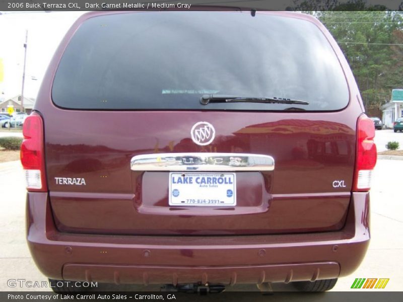 Dark Garnet Metallic / Medium Gray 2006 Buick Terraza CXL