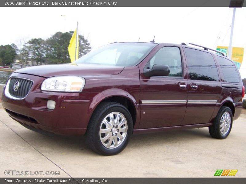 Dark Garnet Metallic / Medium Gray 2006 Buick Terraza CXL