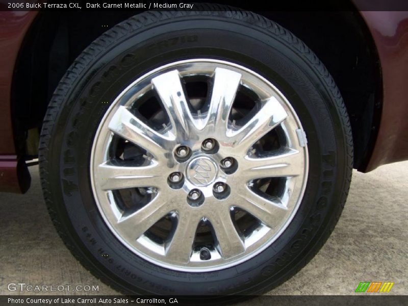 Dark Garnet Metallic / Medium Gray 2006 Buick Terraza CXL