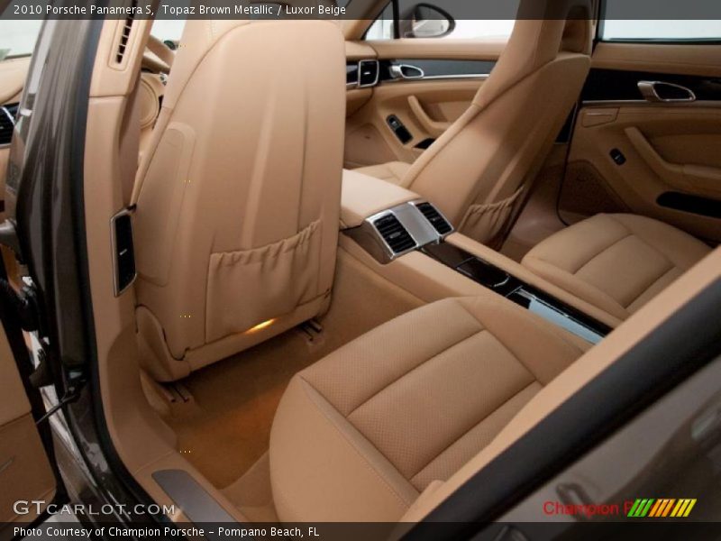 Topaz Brown Metallic / Luxor Beige 2010 Porsche Panamera S