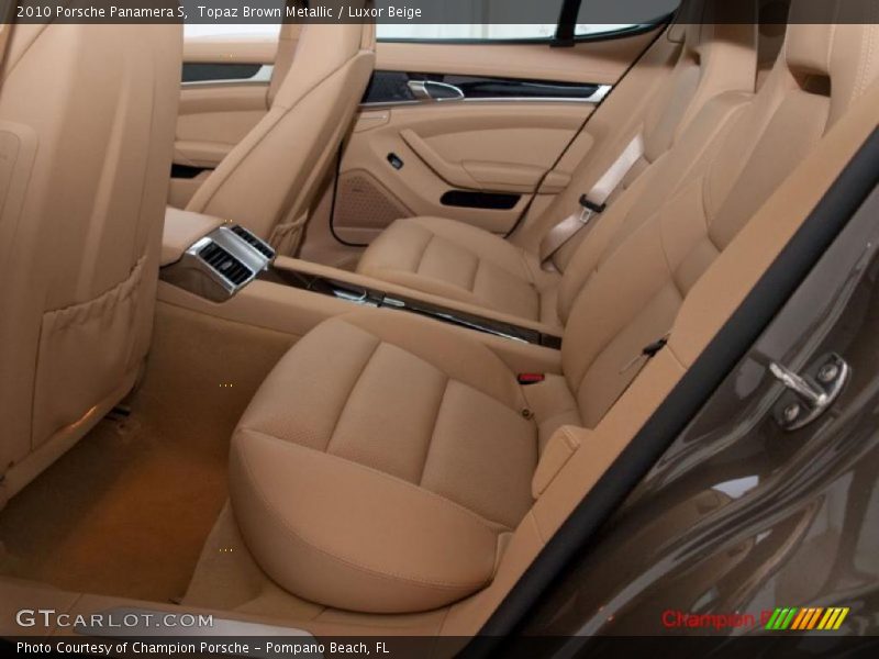 Topaz Brown Metallic / Luxor Beige 2010 Porsche Panamera S