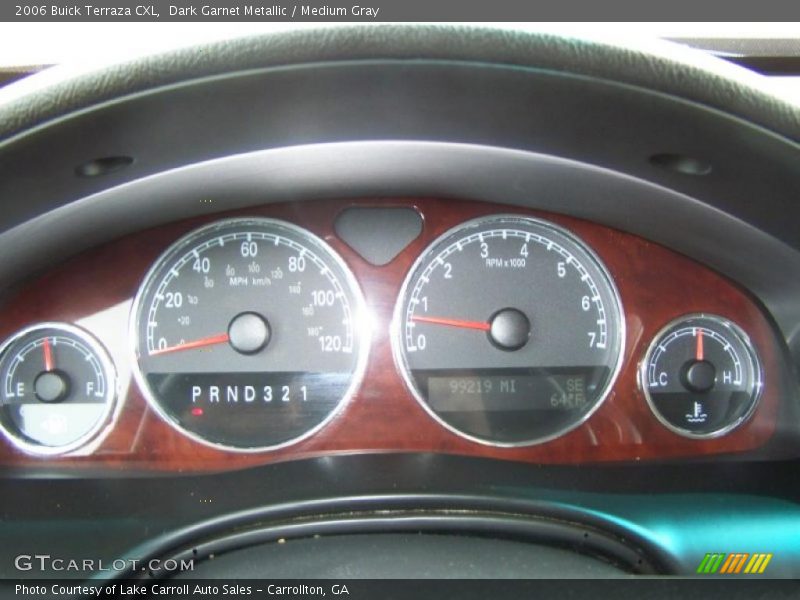 Dark Garnet Metallic / Medium Gray 2006 Buick Terraza CXL