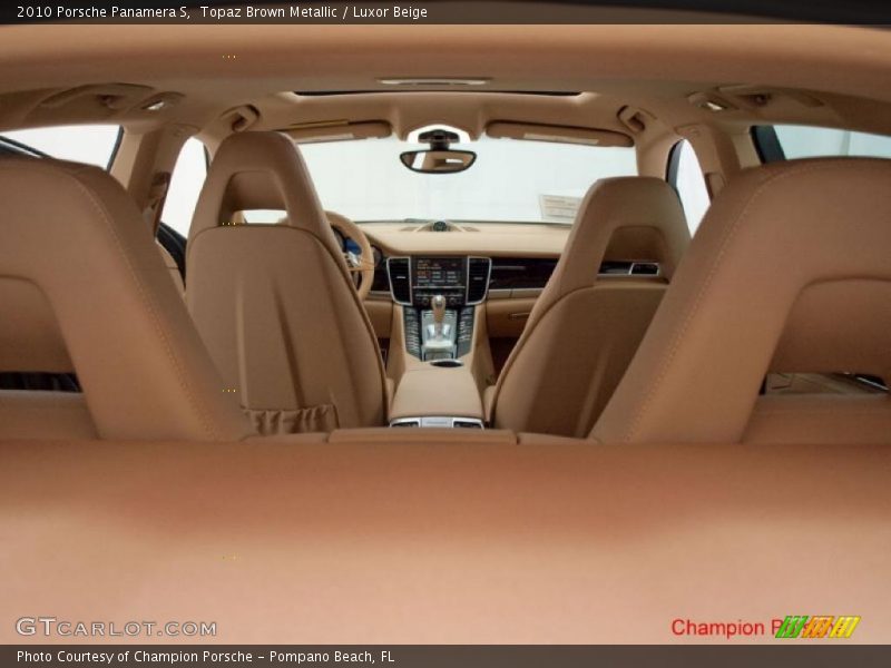 Topaz Brown Metallic / Luxor Beige 2010 Porsche Panamera S