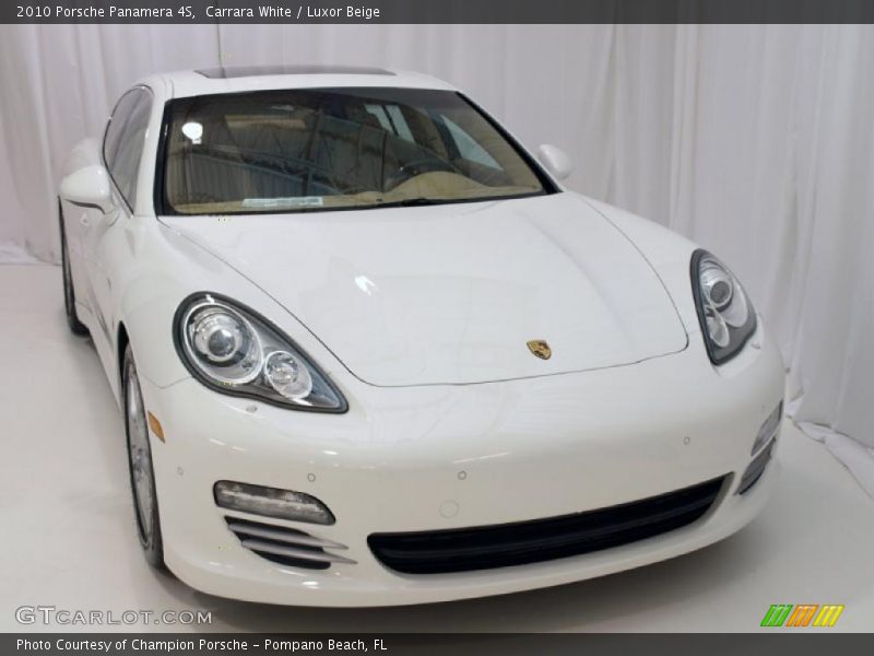 Carrara White / Luxor Beige 2010 Porsche Panamera 4S