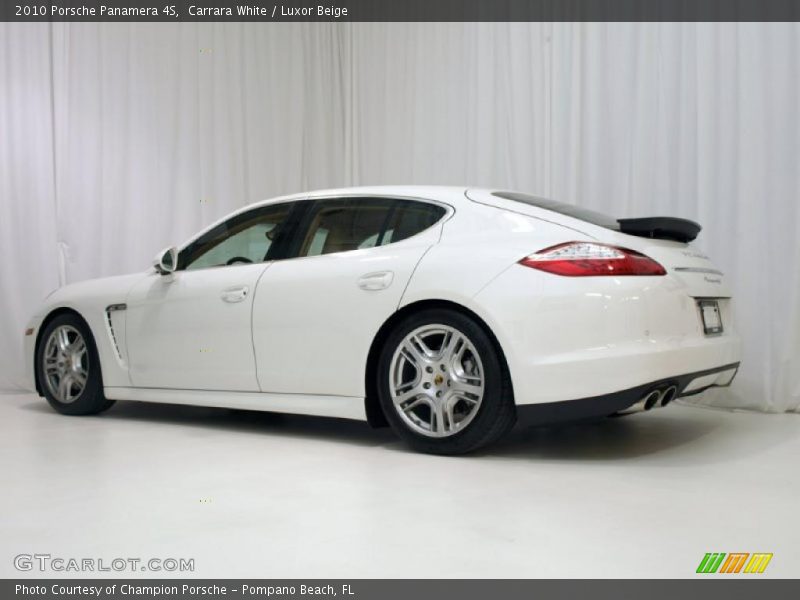 Carrara White / Luxor Beige 2010 Porsche Panamera 4S