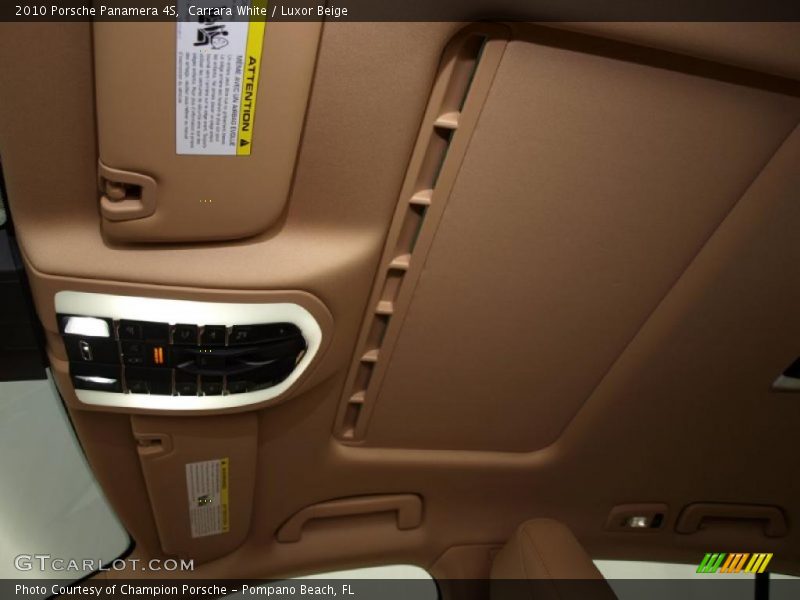 Carrara White / Luxor Beige 2010 Porsche Panamera 4S