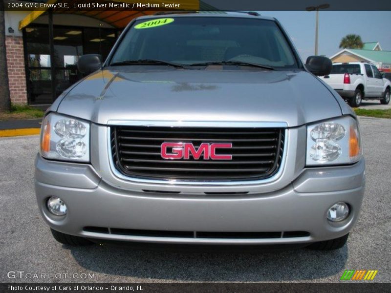Liquid Silver Metallic / Medium Pewter 2004 GMC Envoy SLE