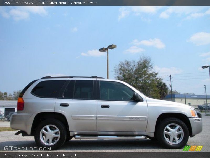 Liquid Silver Metallic / Medium Pewter 2004 GMC Envoy SLE