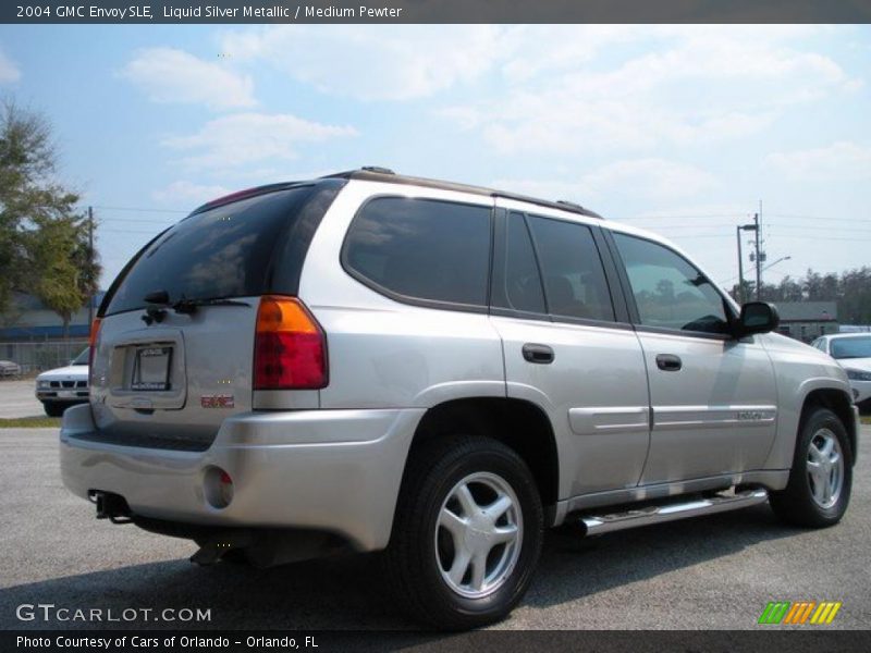 Liquid Silver Metallic / Medium Pewter 2004 GMC Envoy SLE