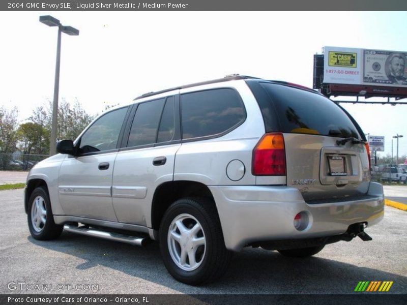 Liquid Silver Metallic / Medium Pewter 2004 GMC Envoy SLE