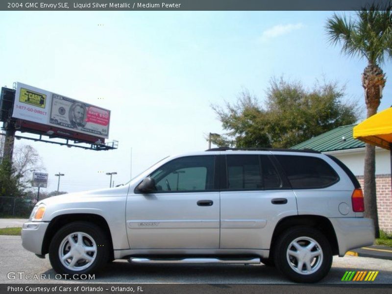 Liquid Silver Metallic / Medium Pewter 2004 GMC Envoy SLE