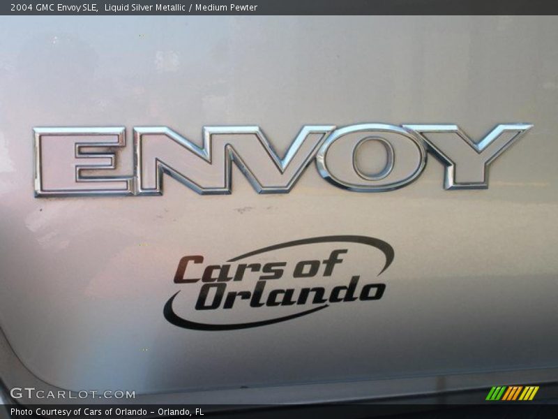 Liquid Silver Metallic / Medium Pewter 2004 GMC Envoy SLE