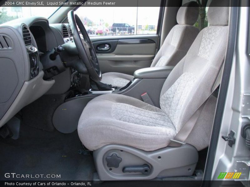 Liquid Silver Metallic / Medium Pewter 2004 GMC Envoy SLE