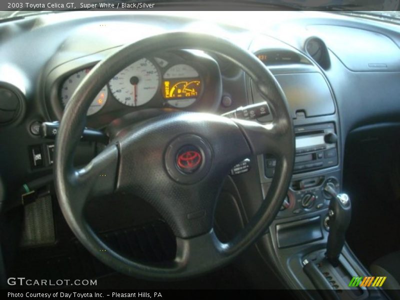 Super White / Black/Silver 2003 Toyota Celica GT